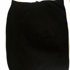 Black pencil skirt